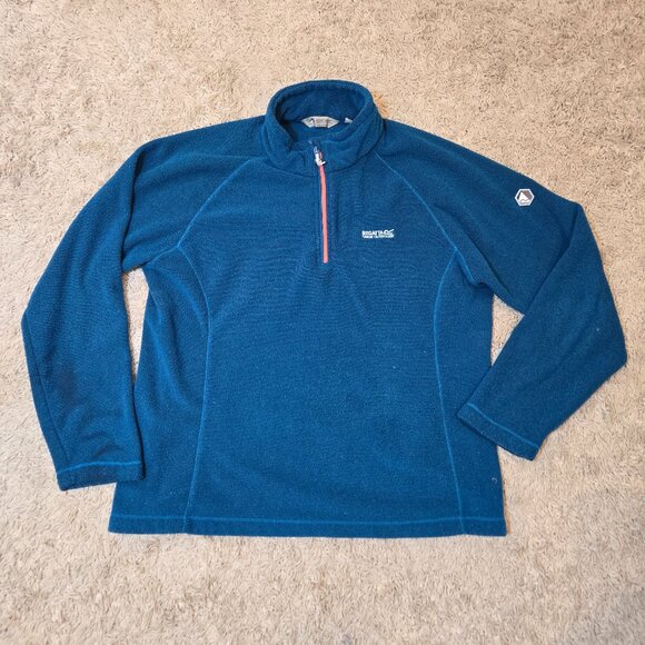 ❄️Regatta Great Outdoors Blue Fleece Pullover Sweater Sweatshirt XL 12❄️ - Picture 1 of 10